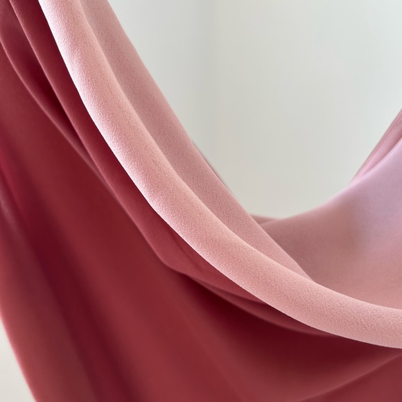 Vintage 60s 70s David Morris x Joseph Magnin Two-Tone Gamine Dress Pink 4 - Picture 3 of 8